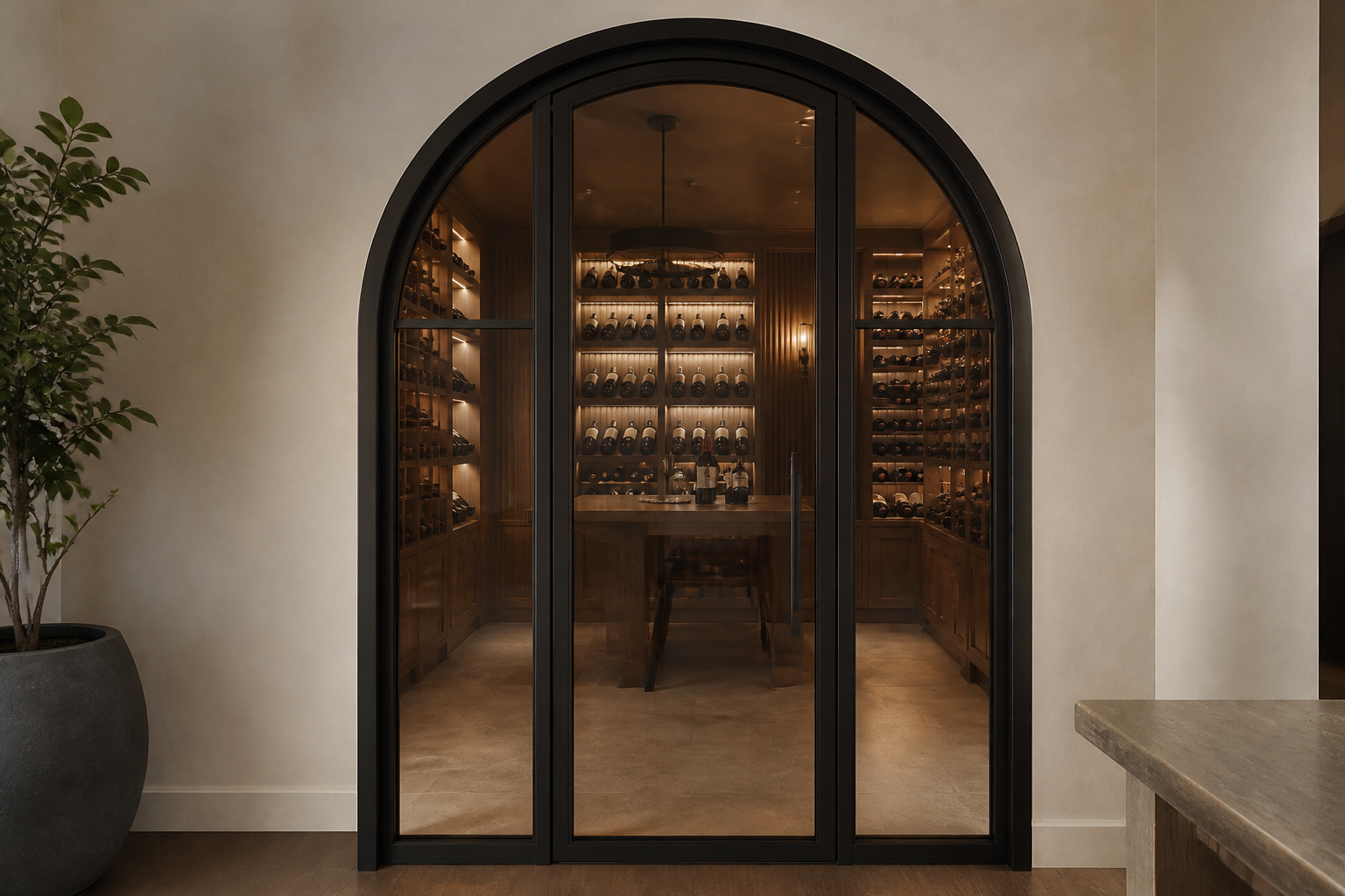 VLX 100 Arched / Custom Door in Fort Lauderdale, FL | Hale Windows Fort Lauderdale - detail 3