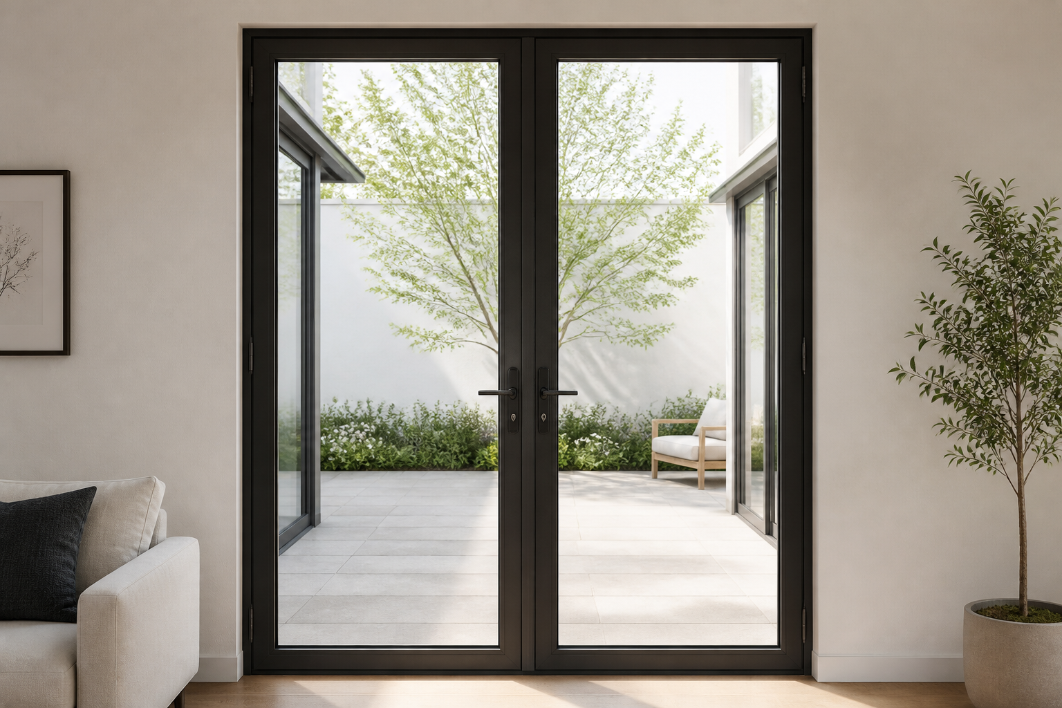 VLX 100 Double Swing / French Door in Fort Lauderdale, FL | Hale Windows Fort Lauderdale - detail 6