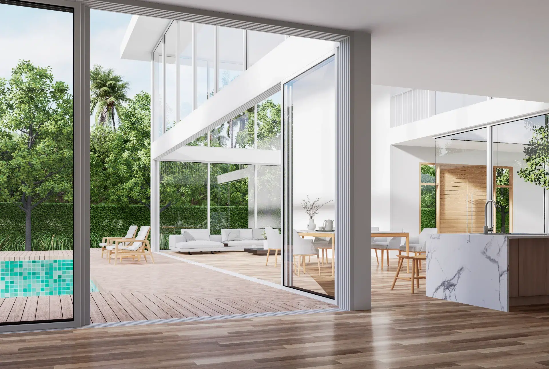 VLX 138 Panoramic Sliding Door in Fort Lauderdale, FL | Hale Windows Fort Lauderdale - detail 1