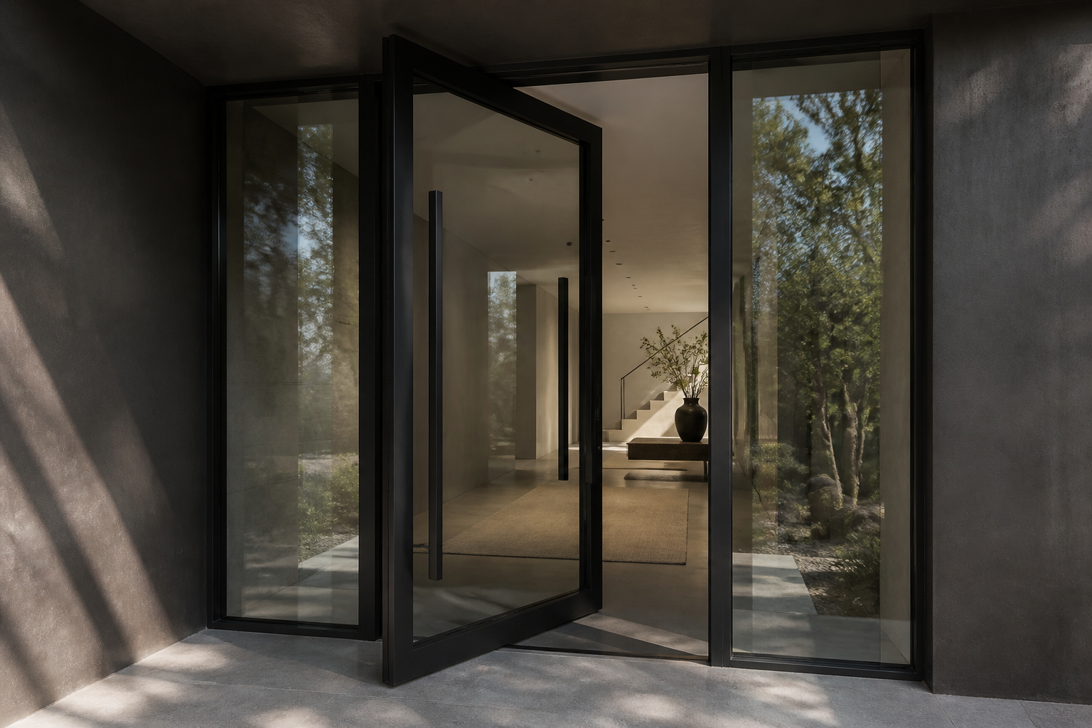 VLX 100 Pivot Door in Fort Lauderdale, FL | Hale Windows Fort Lauderdale - detail 2